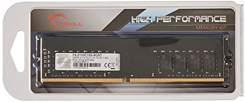 GSkill F4-2133C15S-8GNT Memory D4 2133 8GB C15 NT 1x 8GB, 1,2V, Black
