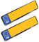 Pair of Chrome Number Plate Surrounds