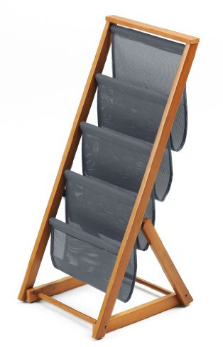 ARREDAMENTIITALIA Zeitschriftenständer Matrix, Holz - Klappbar - Farbe: Kirsche Holz AR-It il Cuore del Legno