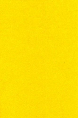 1 Bogen Bastel-Filz 20 x 30 cm - Stärke: 2mm - Farbe nach Wahl (Gelb)