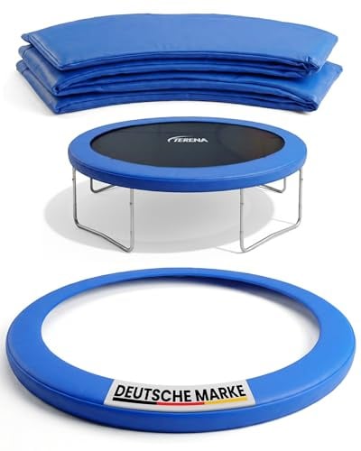 Trampolin Randabdeckung – Hochwertige Federabdeckung für Trampoline – Extra dick gepolstert – Trampolin Schutzrand UV-beständig – Umrandung Trampoline – Trampolinzubehör Ø 244 305 366 396 427 cm