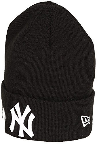 New Era Herren Mütze Essential Cuff New York Yankees, Black, One Size, 80337562