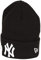 New Era Herren Mütze Essential Cuff New York Yankees, Black, One Size, 80337562