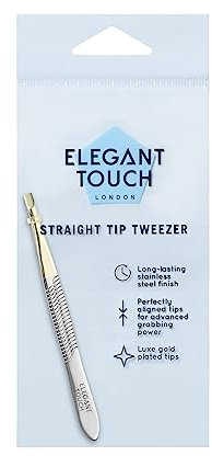 Elegant Touch Essential Implements Straight Tip Tweezers