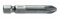 Bosch Professional Bit Extra Hard Kreuzschlitz (25 Stück, PH 2, Länge: 49 mm, Zubehör zum Schrauben)