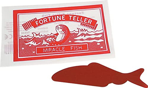 Fortune Teller Fish Novelty Toy/Party Bag Fillers, pack of 6