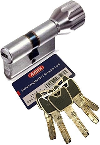 ABUS XP02S Profil-Knaufzylinder Länge Z50/K40mm mit 5 Schlüssel