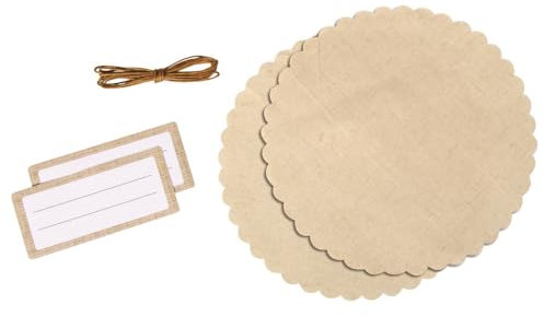 Rayher 68002000 Kit Déco F. Confiture Verre Lin, sous Blister 1set