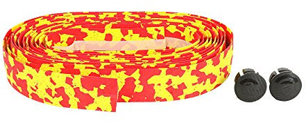 Bike Ribbon BikeRibbon Lenkerband Cork Plus, rot-gelb, One Size