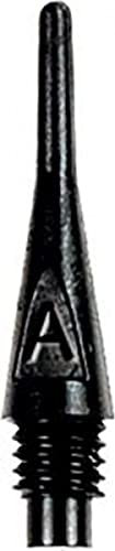 Bull's Axx Tips kurz Schwarz 6mm 100 Stück 62111