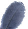 Sowder 10pcs Strauß-Federn 12-14inch (30-35cm) für Haupthochzeits-Dekoration (grau)