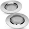 LBTrading Coladores de Desagüe Filtro de Acero Inoxidable para Fregadero Lavabo bañera 7.7 cm Set of 2