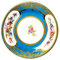 Turquoise Painted Enamel Plate