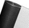 ecosoul 30m² HDPE Zaun, Schwarz, Quadratisch, 0,6m Höhe x 50m Länge, Masche 15mm, Geflügelzaun