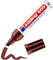 edding 500 Permanentmarker - braun - 1 Stift - Keil-Spitze 2-7 mm - wasserfest, schnell-trocknend - wischfest - für Karton, Kunststoff, Holz, Metall, Glas