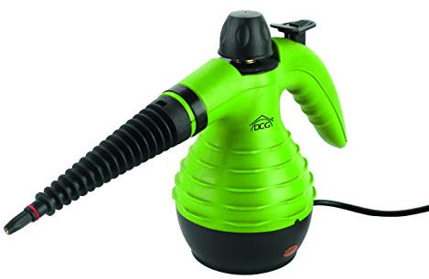 DCG Eltronic DR2815N Tragbarer Dampfreiniger, 0,25 l, 900 W, Dampfreiniger, schwarz, grün, 900-1050 W, 3,2 bar, 135 °C)