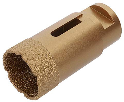 PRODIAMANT Professional Tile Drill bit Tile 35 mm x M14 Diamond Drill bit Angle Grinder for Dry Drilling in fine Stoneware, Wall Tiles and Natural Stone