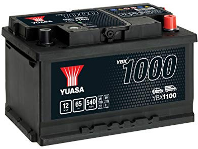 Yuasa YBX1100 12V 65Ah 540CCA Maintenance Free High Performance Car Battery