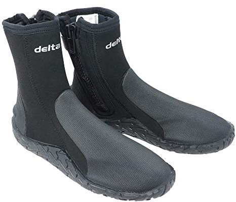 SCUBAPRO Delta 5 mm Neopren Taucherstiefel für Erwachsene, Schwarz, Extra Extra Small
