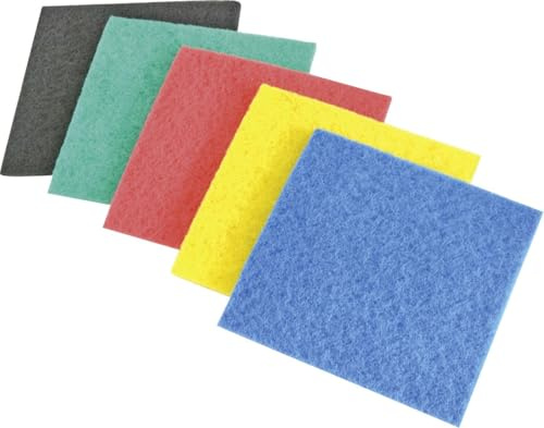 Coronet 5 Stück Haushalt Fleece Pad Set, 15 x 15 cm, Nylon, Sortiert, 15 x 15 x 30 cm