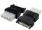 rhinocables Molex LP4 Power Adapter Cable to5.25in PSU Lead for Power HDD, SSD, DVD RW, Hard Drive Converter