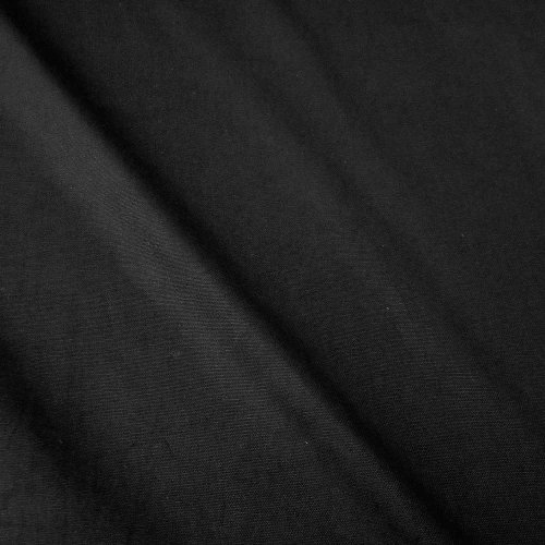 Stoff Meterware Baumwollstoff Panama Canvas schwarz stabil