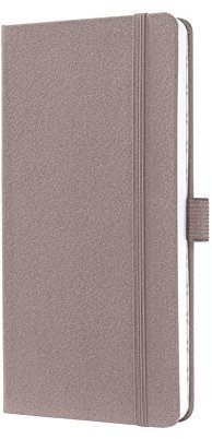 SIGEL JN504 Notizbuch Jolie, liniert, Clutch-Format, Rose Brown - weitere Farben