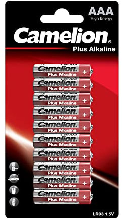 Camelion - 10 piles alcalines AAA / LR3