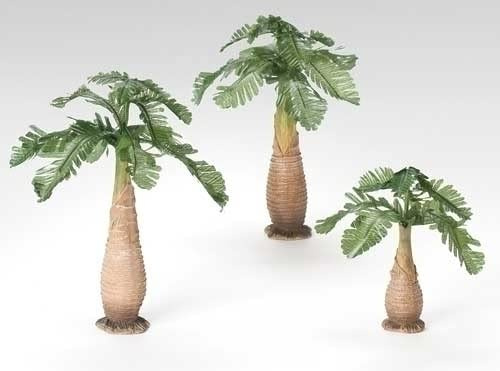 Fontanini Palme Set breit Stamm Figur 12,7 cm Serie