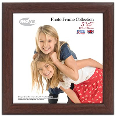 Inov8 Framing PFVS-VDOK-55 Photo Frame, Wood, Dark Oak, 5 x 5 inch
