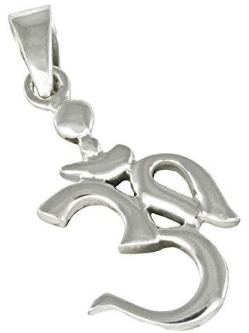 AUM, OM, Pendentif en argent 925
