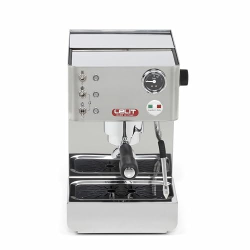 Lelit Anna Kaffeemaschine - Mit multidirektionalem Milchaufschäumer - Silber