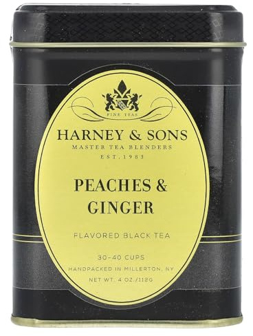Harney & Sons Peaches & Ginger Loose Tea, 4 Oz