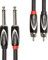 Cable doble de interconexión de la serie Black de Roland — De 1/4 de pulgada a RCA, 3 m de longitud - RCC-10-2R28