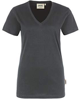 Women-V-Shirt Classic, anthrazit,5XL