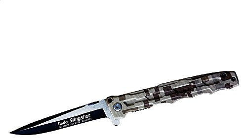 Linder Uni Slingshot Einhandmesser Klingenlänge 9,5, Länge Gesamt 21,5 Klappmesser, 21.5 cm