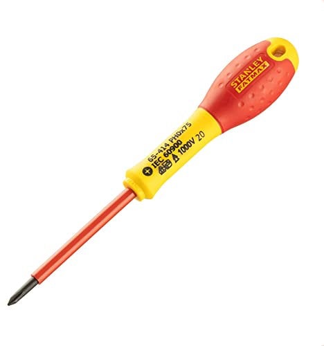 STANLEY 0-65-414 - Destornillador aislado vde 1000v FatMax phillips ph0 x 75 mm