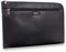 Visconti - Herren A4 Leder Notizbuchtasche - Schreibmappe mit Reißverschluss - Konferenzmappe Passend für ein Tablet - BOND - 18238 - Schwarz