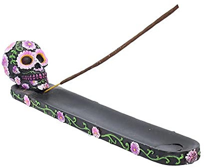 Nemesis Now Brûle-encens en Forme de pétales de Sucre Noir 27 cm