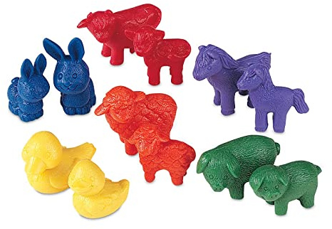 Learning Resources Friendly Farm Animal Counters (Set of 144)