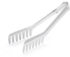 De Buyer - Pince à spaghetti en inox - 19,3 cm -, Argent