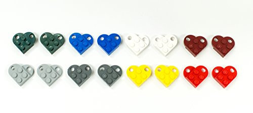 LEGO Hearts - Lot of 16 Complete Hearts in 8