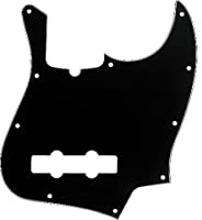 Fender 099 – 1351 000 Pickguard on Standard Jazz Bass Guitar Black Pickguard Black