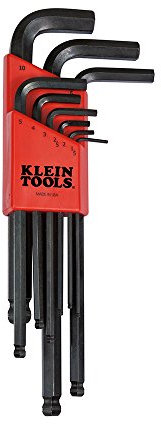 Klein Tools 44000-BLK Black Lightweight Lockback Knife with Black Aluminum Handle