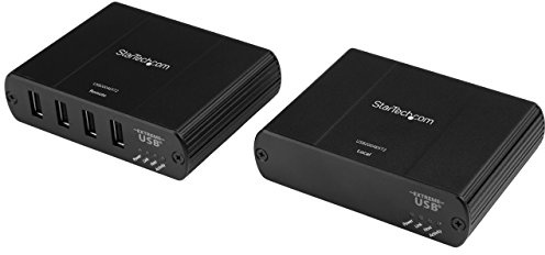 StarTech.com Newer version available USB2004EXT2NA; 4-Port USB Extender - Up to 330 ft (100m) USB 2.0 over Cat5/Cat6 Extender - 480 Mbps USB Over Ethernet Extender (USB2004EXT2)