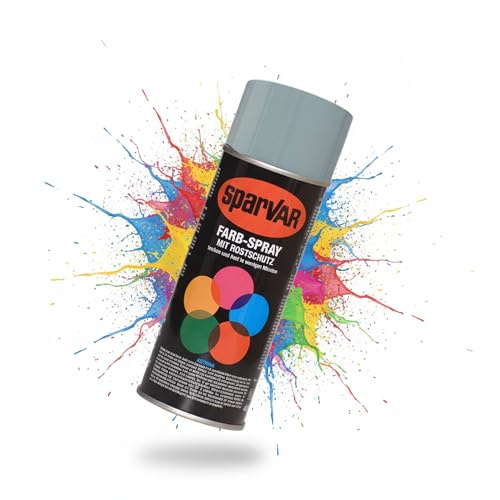 Sparvar 6097015 Lackspray RAL 7001, glänzend, 400 ml, silbergrau
