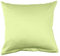 Lorena Uni Classic Mako-Satin Kissen Bezug einfarbig Baumwolle (lind, 80 cm x 80 cm)