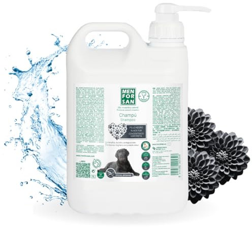 MENFORSAN Champú Perros Pelo Negro 5L