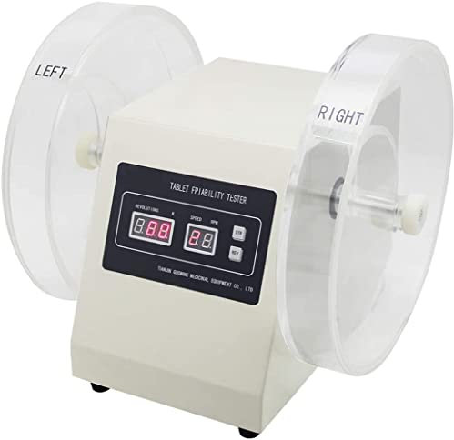 CGOLDENWALL Benchtop Tablet-Friabilitätsprüfer Instrument CS-1 Rotationsgeschwindigkeit: 20-90 U/min, Drehbereich: 10-900 Kreise 110 V/60 Hz