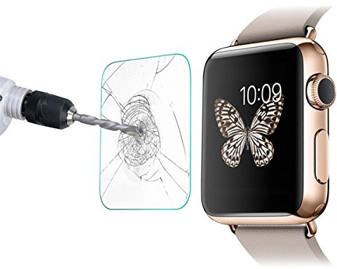 PROTECTOR DE CRISTAL TEMPLADO PARA APPLE WATCH 42MM TEMPERED GLASS IWATCH
